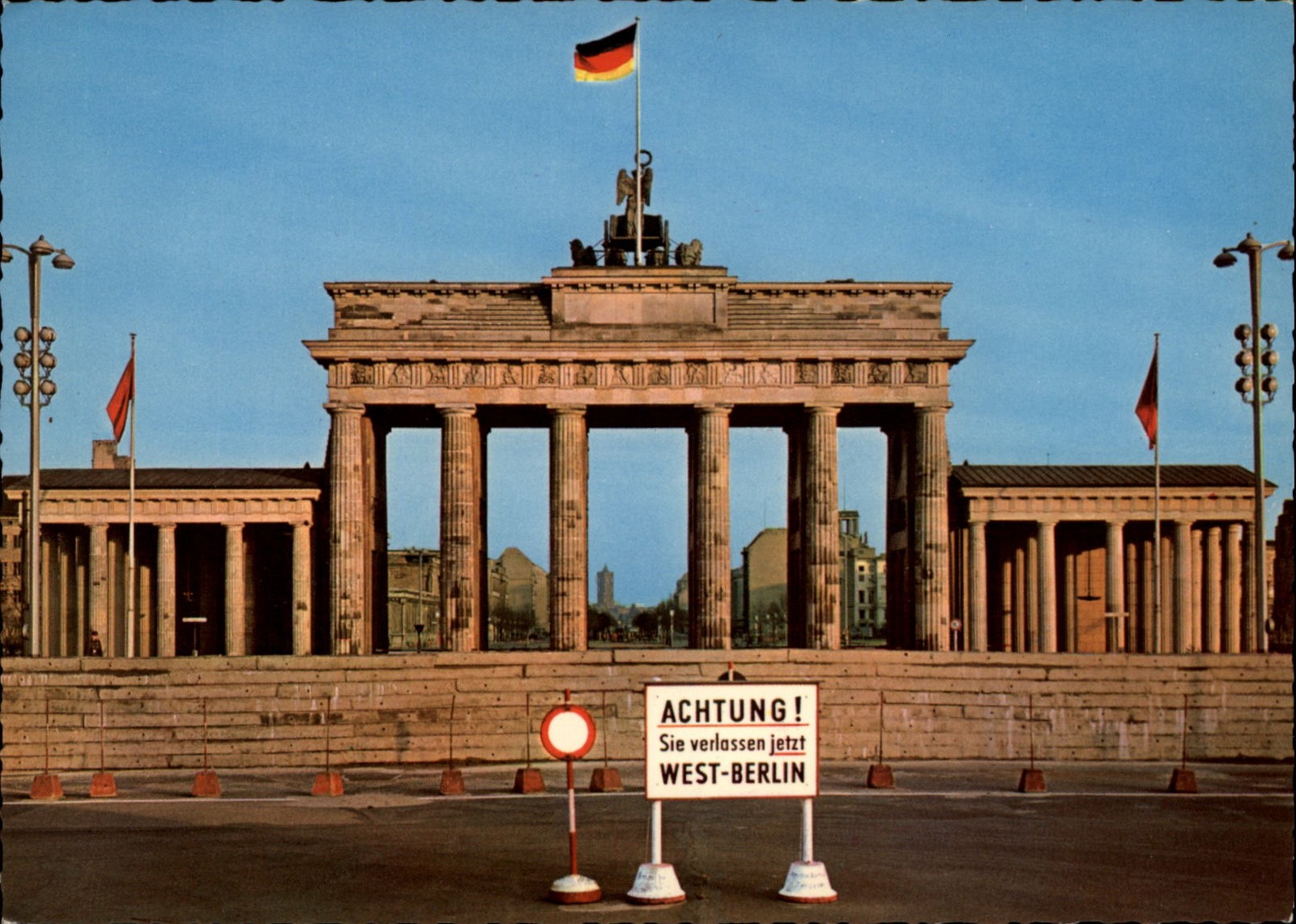 Tor Issued Brandenburger Tor Berlin Germany vintage postcard p539 | eBay