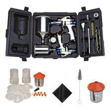 Devilbiss Startingline Paint Guns 24 Oz Demo Dekups Cleaning Brush Cloth Kit Devilbiss Startingline Paint Guns 24 Oz Demo Dekups Cleaning Brush Cloth Kit