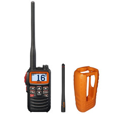 Standard Horizon HX40 Handheld VHF Radio Floating Case Rubber Duck Antenna Kit