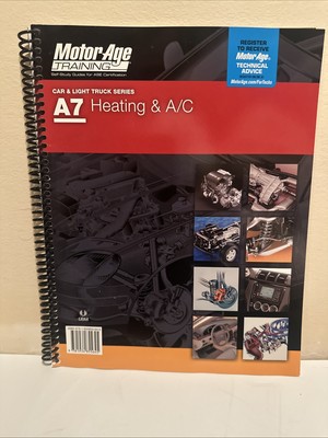 MotorAge A7 ASE Automobile Heating Air Conditioning HVAC Test Prep Study Manual