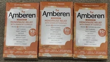 Amberen Advanced Menopause Relief 60 capsules, 3 pack, exp 04/2026