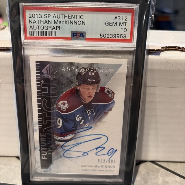 PSA 10 2013 SP AUTHENTIC Nathan Mackinnon Future Watch AUTO 502/999 Rookie