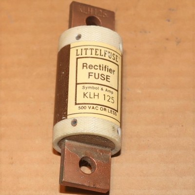 One Littelfuse Rectifier Fuse KLH125 KLH 125 Amp Fuse New Open Stock