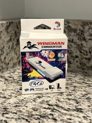 Brook Wingman FG2 Adapter Open Box | PS5/PS4/PC/Switch Converter for Fightsticks