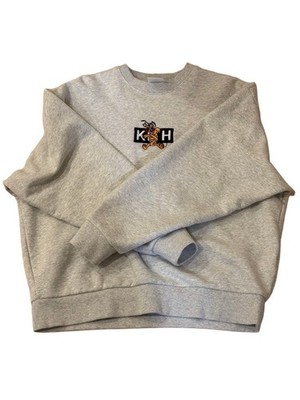 KITH Disney Collab Sweatshirt Grau Herren M Gebraucht