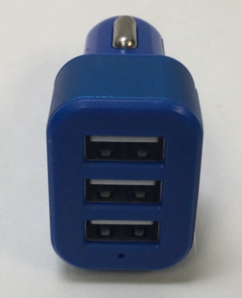 Беспроводное оборудование 3 порта USB A автомобильное зарядное устройство лот, различные цвета, 37 всего зарядных устройств! - Изображение 3 из 3