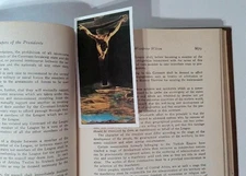 Bookmark JESUS "CHRIST OF ST. JOHN OF THE CROSS" Salvador Dali Crucifixion