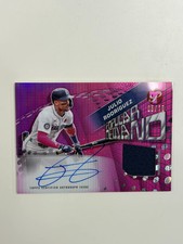 2025 Topps Pristine Popular Demand Julio Rodríguez #PPDAR-JR Pink Auto 05/15
