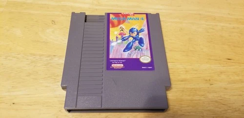 Mega Man 4 (Nintendo NES) AUTHENTIC  CAPCOM  Tested, works