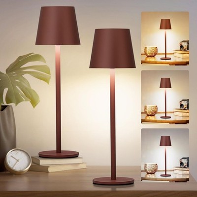 Akku Lampe Akku Tischlampe, 2er Pack Akku Lampen 5200mA (6B)