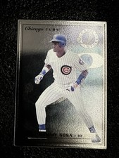 1996 Leaf Steel Sammy Sosa #32 Of 77