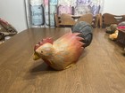 Hand Carved Painted Wooden Rooster  Country Farmhouse Folk Art — photo 1