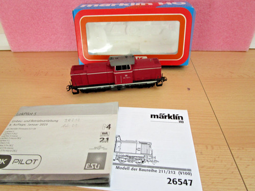 Märklin H0 Nr. 26547 - Diesellokomotive BR 212 112-7 ( V100) DB - ESU Digital | Condition: Gebraucht