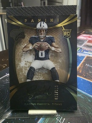   2015 Panini Black Gold Gold Mine White Gold Marcus Mariota RC 34/99 NM