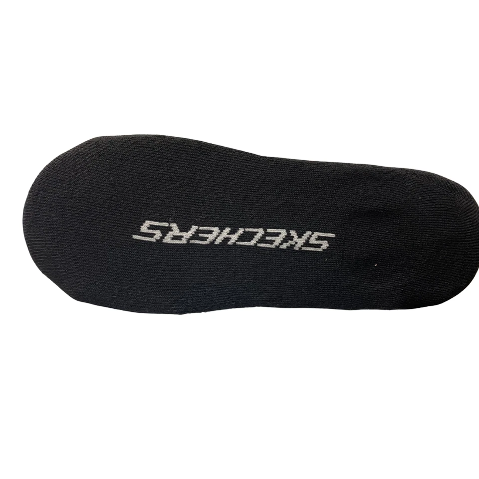 Paquete de 5 pares de calcetines Sktchers para hombre blancos/negros, OS Foto 2 de 3