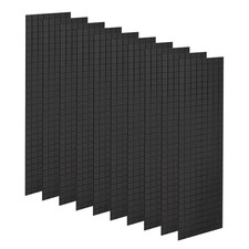 10 Sheet 4800 Pcs 5x5mm Self Adhesive Mirror Mosaic Tiles Sticker, Black