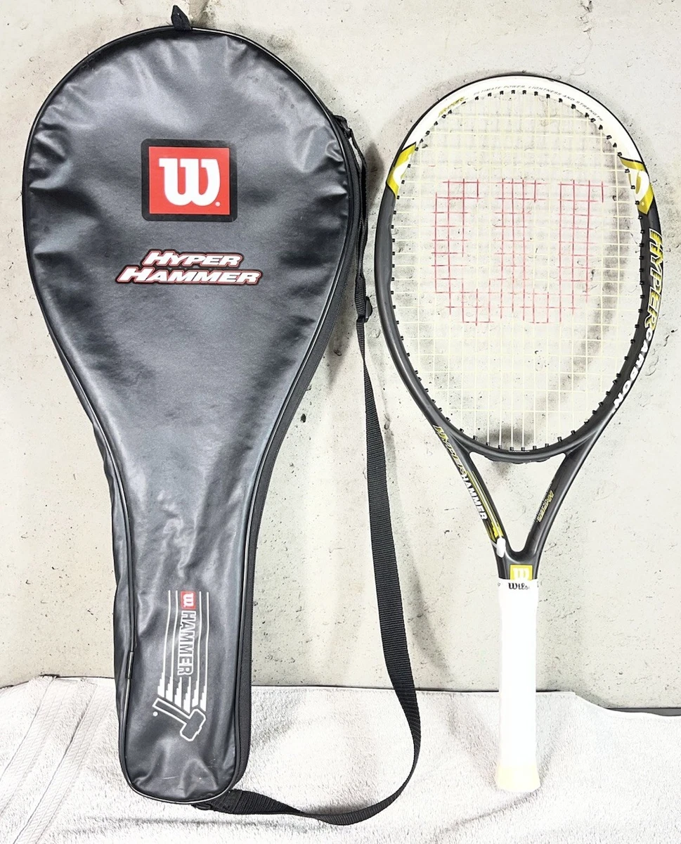 Raquette Wilson Hyper Hammer Legacy OS – 115″², Cordée, Grip 4 1/4″ – Neuf