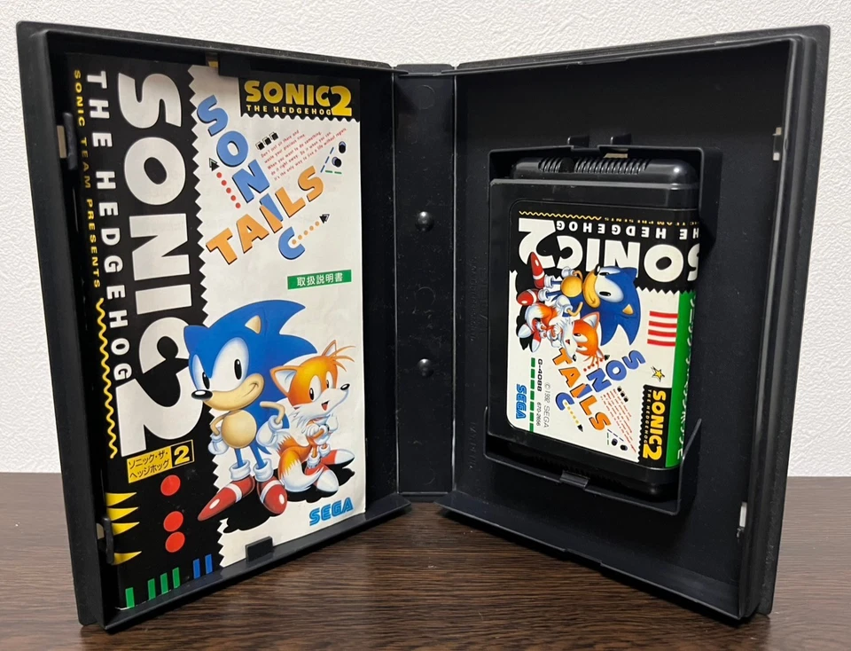 Sonic The Hedgehog 1 2 3 Boxed SEGA Mega Drive MD Genesis Japanese ver Tested - Image 4 of 4