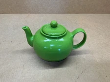 RSVP International Stoneware Teapot Collection, 42 oz, Green