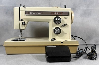 Vintage Kenmore 158.17030 Sewing Machine Japan Fully Tested Works Fantastic