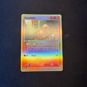 holographic growlithe card Growlithe - 027/192 - Common - Reverse Holo - Pokemon Pokemon Singles SWSH02: Rebel Clash