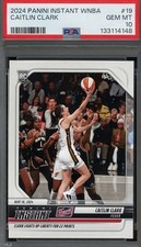 2024 Panini Instant WNBA #19 Caitlin Clark LIMITED to 1/2848 RC PSA Gem Mint 10