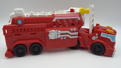 Transformers Rescue Bots/Rigs Heatwave and Hook and Ladder Trailer NO PROJECTILE