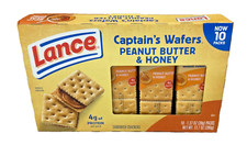 Lance Captain's Wafers Peanut Butter  Honey Sandwich Crackers 13.7 oz