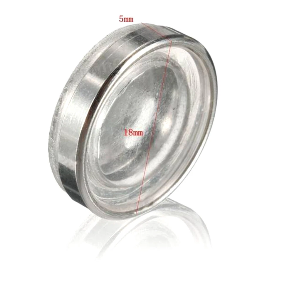 Juego de juntas Len de vidrio de depósito de cilindro maestro de freno de motocicleta de 4 piezas de 18 mm Foto 3 de 4