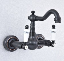 Oil Rubbed Brass Swivel Spout Kitchen Faucet Bathroom Basin Mixer Tap 2sf712