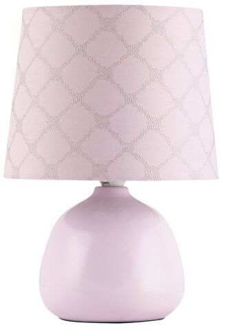 Rosa Keramiklampe Moderne Tischlampe Nachtlampe 1x40W/E14 IP20 - Bild 2 von 4