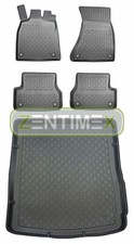 Z330070 SET Kofferraumwanne Gummifußmatten für Audi A6 C7 4G Facelift Avant Komb