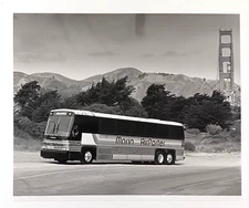 1980s Marin Airporter Public Transportation Bus Charter Golden Gate VTG Photo