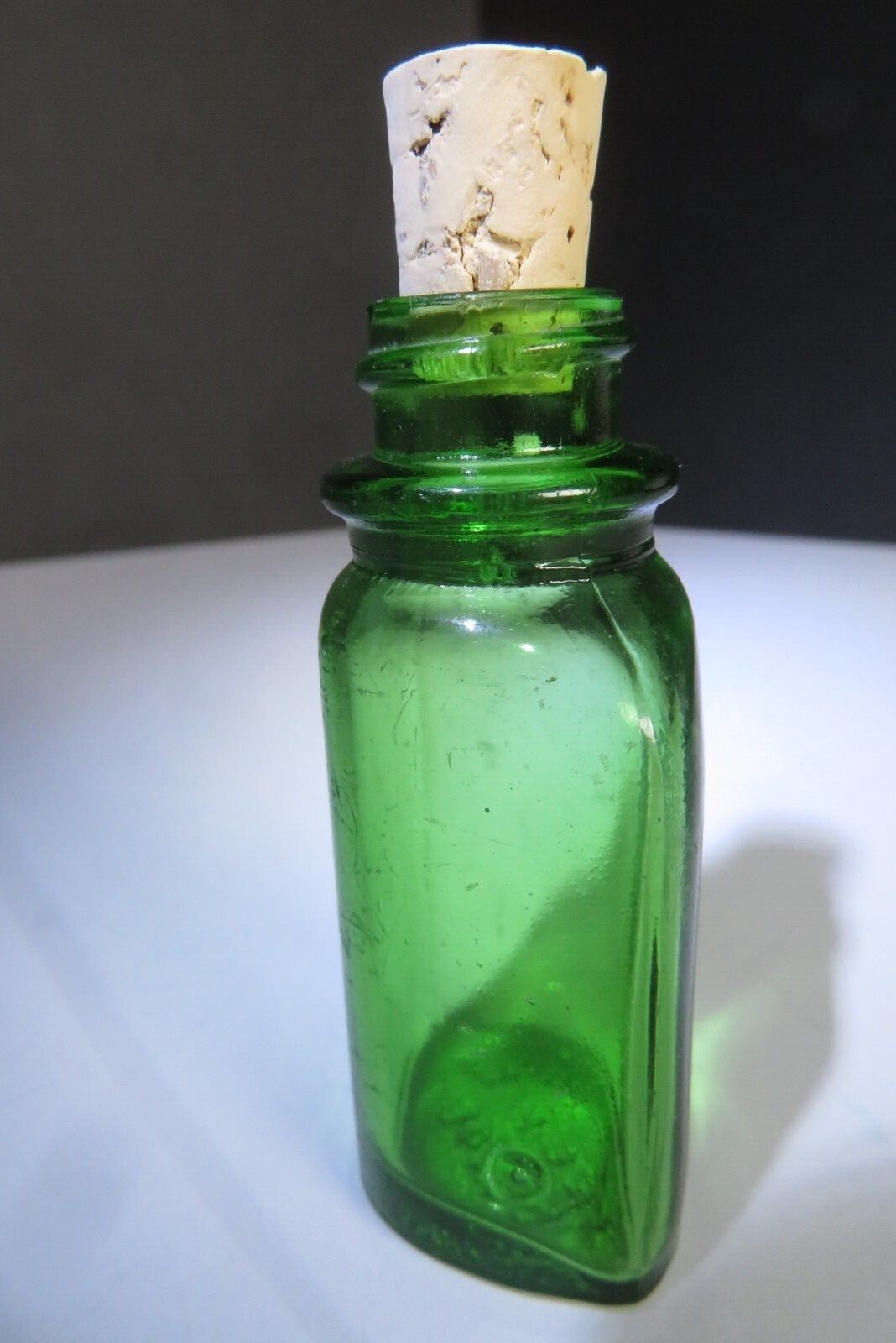 1940’s VINTAGE GREEN GLASS MEDICINE Bottle DES PAT. 92148 OWENSILLINOIS® RARE eBay