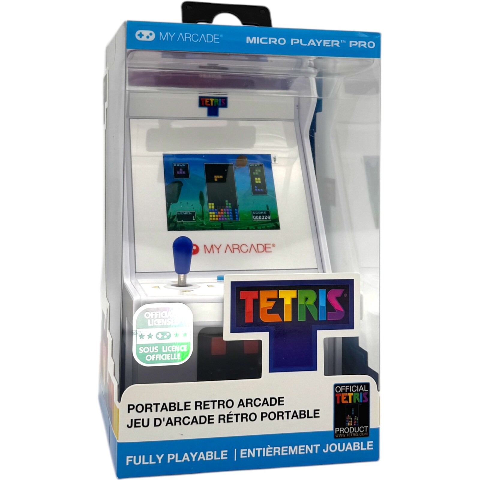 Micro Player Pro Retro Mini Arcade de Tetris My Arcade, máquina de videojuego portátil