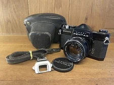 *Almost Mint* Pentax Spotmatic SP Black Film Camera Super Takumar 55mm F/1.8 /JP