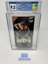 Rocky IV Beta Betamax Tape CBS/FOX Video Graded CGC 9.2 A Rare Variant