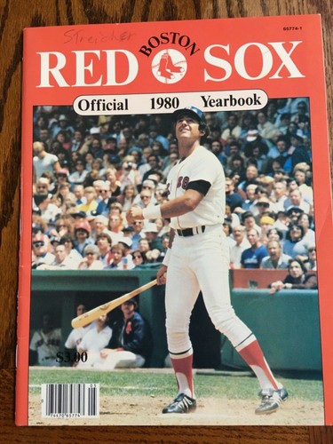1980 Boston Red Sox Baseball Yearbook