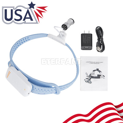 Wireless Dental Surgical Headlight ENT Medical Head light LED 5 Watt for Loupes