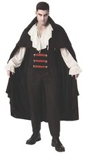 Elegant Vampire Count Dracula Undead Fancy Dress Up Halloween Adult Costume
