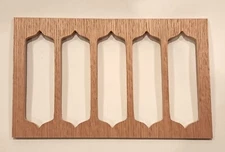 FRONT GRILL FOR EDISON AMBEROLA 50 PHONOGRAPH - Quartersawn Oak