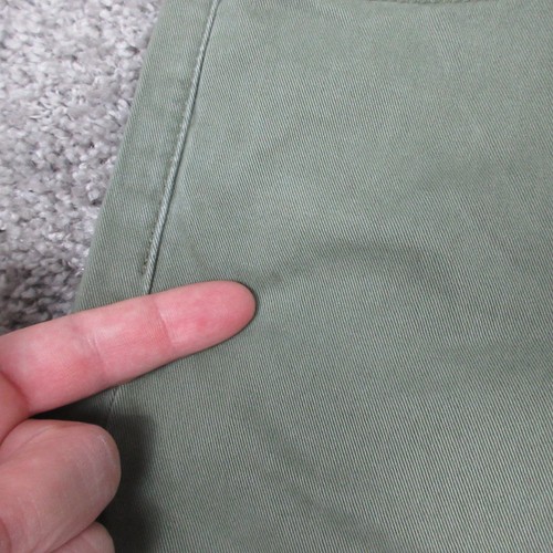 Levis Pants Mens 31x29 (Tag 31x32) Green 510 Skinny Canvas Faded Military Chino - Picture 5 of 14