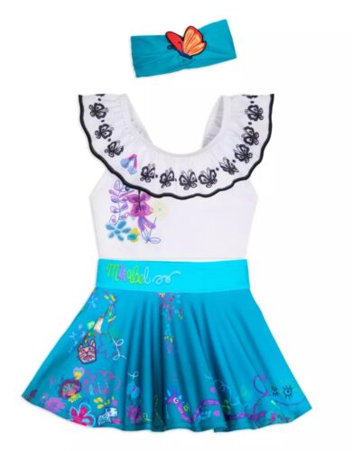 Mirabel Swimsuit Set for Girls – Encanto Toddler Size 2 - 3 piece swim suit set