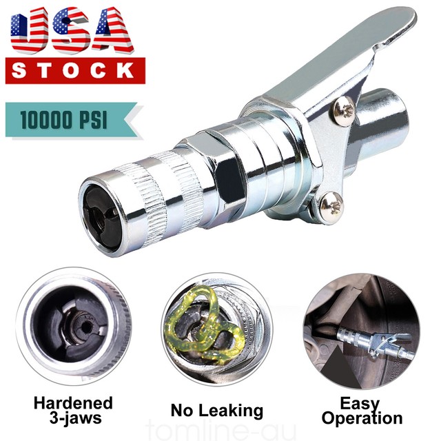 10*150mm Silver Grease Gun Extension Pipe Tube Zinc Plated 1/8 NPT