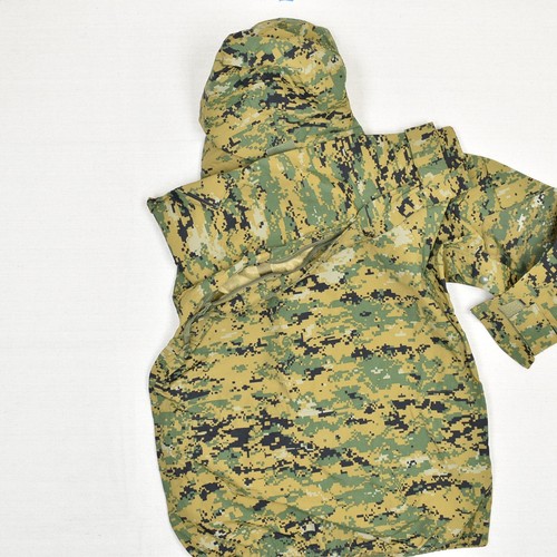 Tru Spec Men's Parka H20 Jacket Camouflage Nylon Green Size M Long ECWCS - Picture 7 of 8