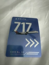 2022 Boeing 717 #52 Delta Airline Pilot Trading Card