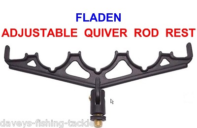 FLADEN VERSTELLBAR KÖCHER RUTENAUFLAGE KARPFEN FEEDER MATCH FLOAT METHOD BARBEL ANGELN