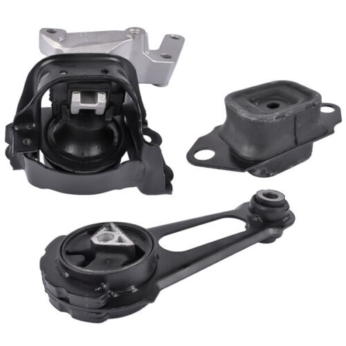 3Pcs Engine&Trans Mount w/Bracket for Nissan Versa/Versa Note 1.6L 2012-2019 112