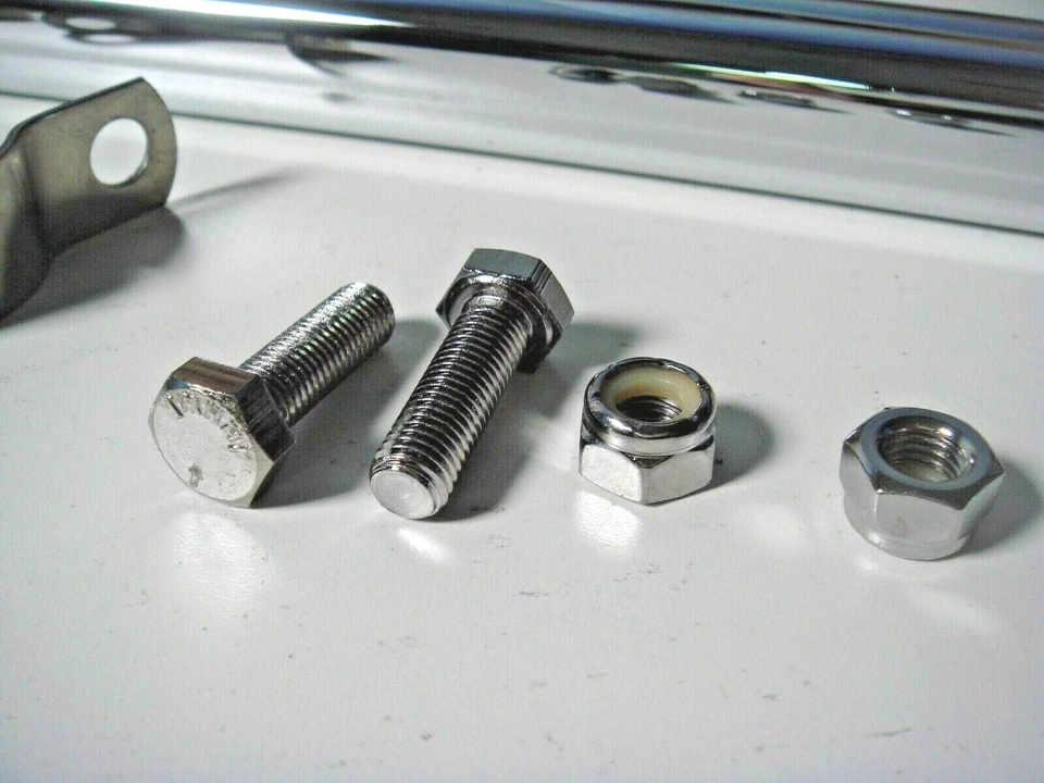 Harley Spring Fork 1" Handlebar Cross Bar Kit FL WL UL EL V-Twin 49-0153 N3 - Image 4 of 4