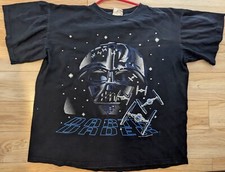 Vintage 90's Star Wars Darth Vader Movies Tshirt M Medium NEW DEADSTOCK